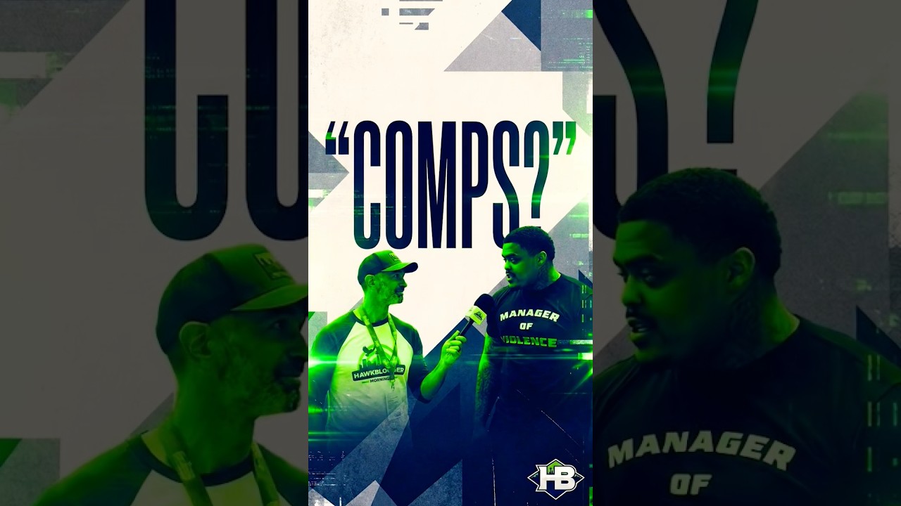 "Who do you model your game after❓️" #nfl #seahawks #trainingcamp