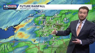 Mostly dry and warm Tuesday, pockets of freezing rain early Wednesday (03-10-26)