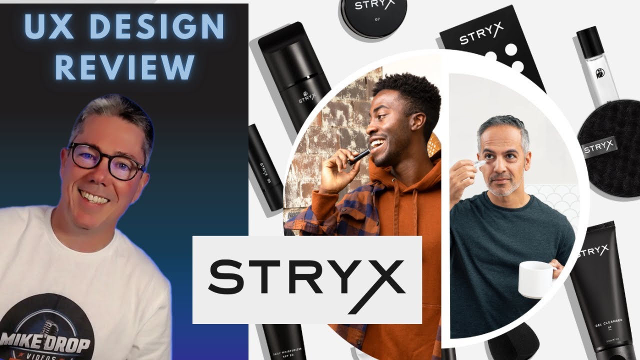 Website UX Design Review - Stryx Skincare and Cosmetics for Men
