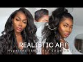 THE MOST REALISTIC, KINKY  EDGE HD LACE FRONTAL WIG EVER ! I HOW TO INSTALL | LIKEHAIR&quot;
