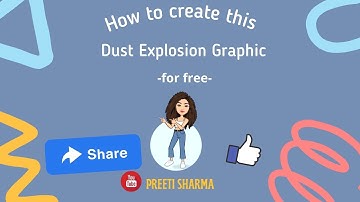 How to create Dust Explosion Graphic | dust explosion Effect | Sand Dust Explosion Animation | Canva