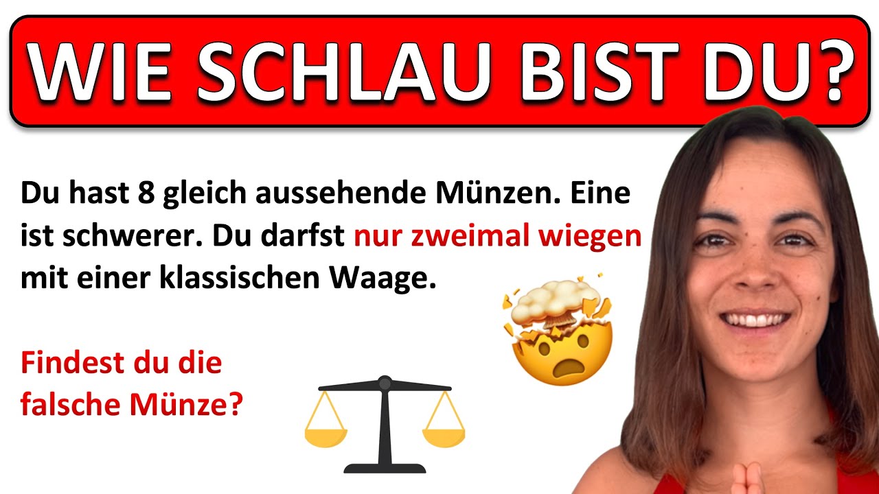 🚀🚀🚀 99% der ERWACHSENEN scheitern, DU auch? | Logik Frage