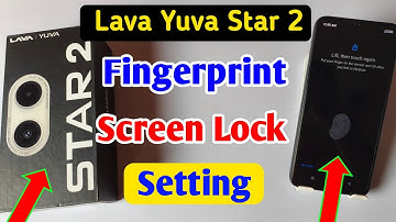 Lava yuva star 2 me fingerprint screen lock | fingerprint lock setting in Lava yuva star 2