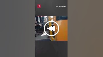 Watch: Huge python found in UP school bus, rescued and set free