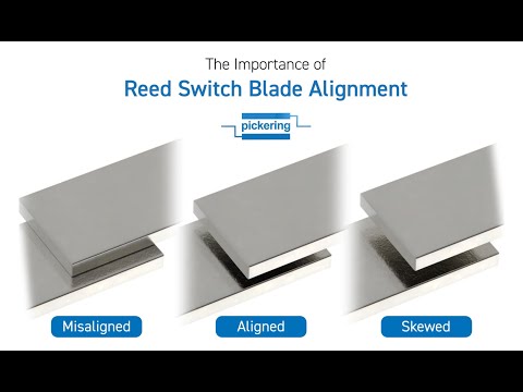 The Importance of Reed Switch Blade Alignment When Using Reed Relays | Pickering Electronics