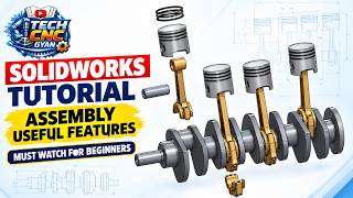 SolidWorks Assembly Useful Features Tutorial in Hindi Must Watch for Beginners  #solidworksassembly 