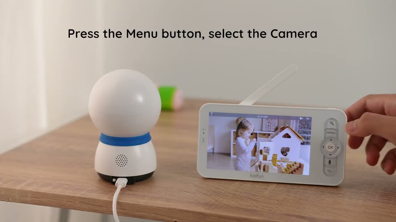 How to Connect Display to Boifun Baby Monitor 