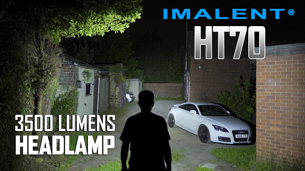 IMALENT HT70 - 3500 lumens headlamp with triple light source