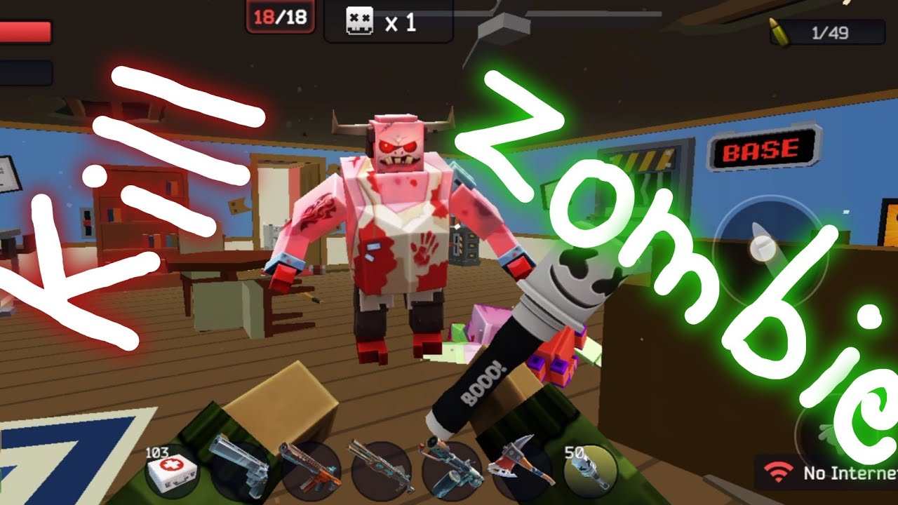 Part 4 Pixel combat Zombie strike mod apk new version