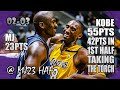 Kobe bryant vs michael jordan highlights 20030328  78pts all kobe explodes in last meeting