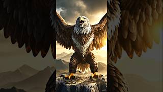 LION + EAGLE FUSION! 🦁🦅 #animalfusion #hybridanimals #ai #aiart #shorts #youtubeshorts
