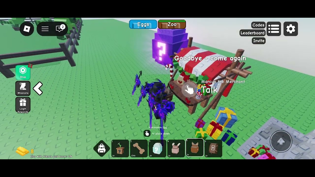 I was playing a game called has big animals and surprised on the viewers by getting 13000 game money