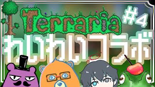 【#terraria 】#4 ！！ダンジョンへ向かう！！[メロタ・ペポン視点]【VTuber/コラボ配信/HIGE帽/三雲穿ノ介/山野ヒグマル】