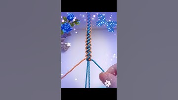 Cách đan dây cực đẹp mắt #shorts