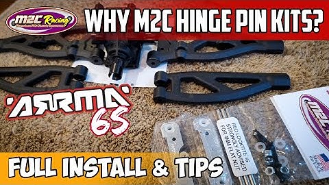 M2C Racing Hinge Pin Kit Full Install Arrma 6s Upgrades
