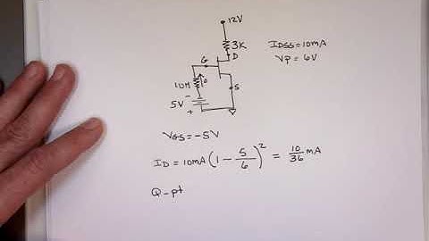 Operating Point of a Fixed-Biase and Self-Bias JFET