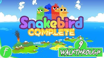 Snakebird Complete FULL WALKTHROUGH Gameplay HD (PC) | NO COMMENTARY | PART 9