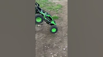 XRT OVER THE SUN☀️🍀 slowmo BACKFLIP CRASH‼️ #rccar #traxxas #xmaxx #xrt #arrma