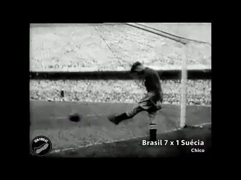 Brasil 7 x 1 Suécia - Copa do Mundo de 1950