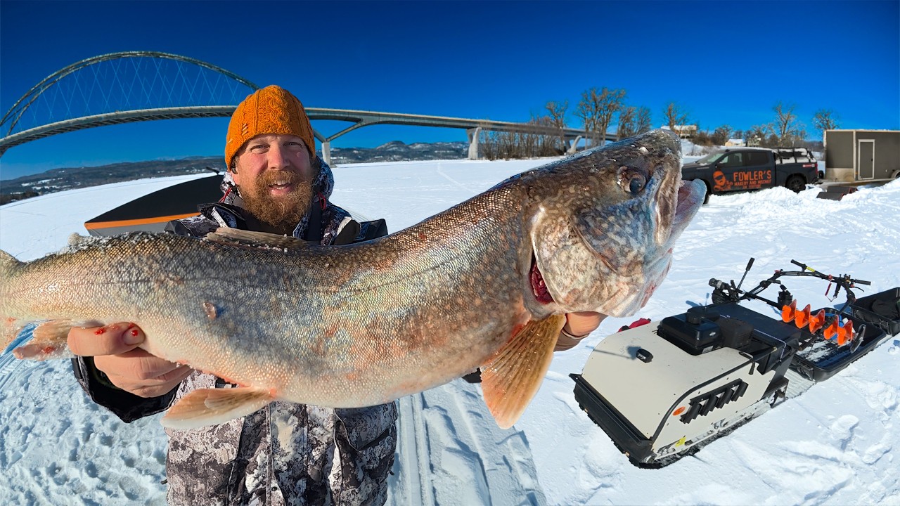 Day 1 On the Ice Season 2 The Road Trip Ep.1 Vermont Catch and Cook