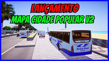 🔴Gameplay Novo Mod Mapa Cidade Popular V2 | Linha 1001 | Proton Bus Simulator | PBSU | Mods