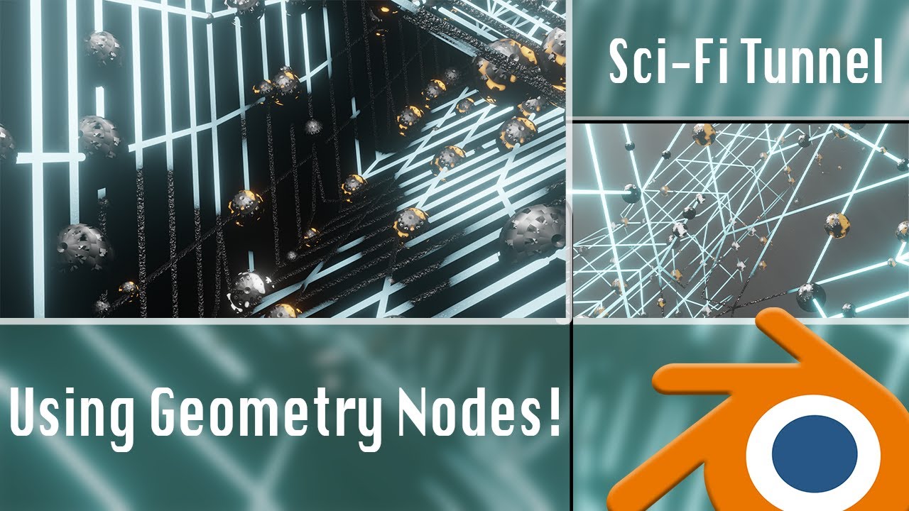 Create a Sci-Fi Tunnel Using Blender 3.0 Geometry Nodes! - YouTube