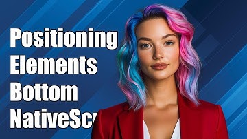 How to Position an Element at the Bottom of Absolute Layout in NativeScript
