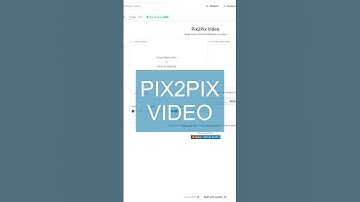 AI Tools - Pix2Pix Video #shorts