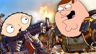 FAMILY GUY CHARACTERS PLAY BLACK OPS 3! (Call of Duty Voice Trolling)