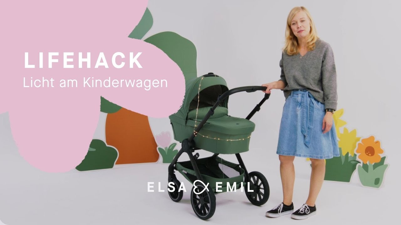 ELSA & EMIL - DIY Lifehack: Kinderwagen Lichterkette fr einen sicheren  Spaziergang im Dunkeln