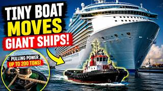 How Small Tugboats Move Massive Cruise Ships?