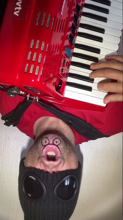 Barinya - The best beautiful Russian folk song (accordion) Funny chin #shorts
