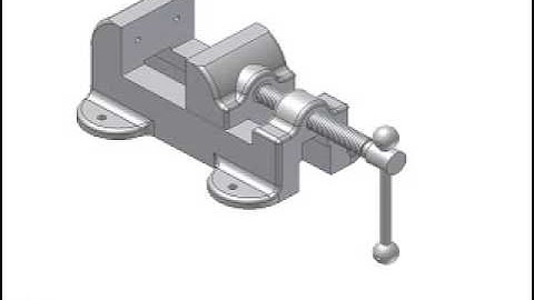 Machine Vise Explosion