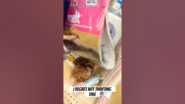 I regret not buying this from the thrift store #thrifting #thriftyfinds #thriftstore