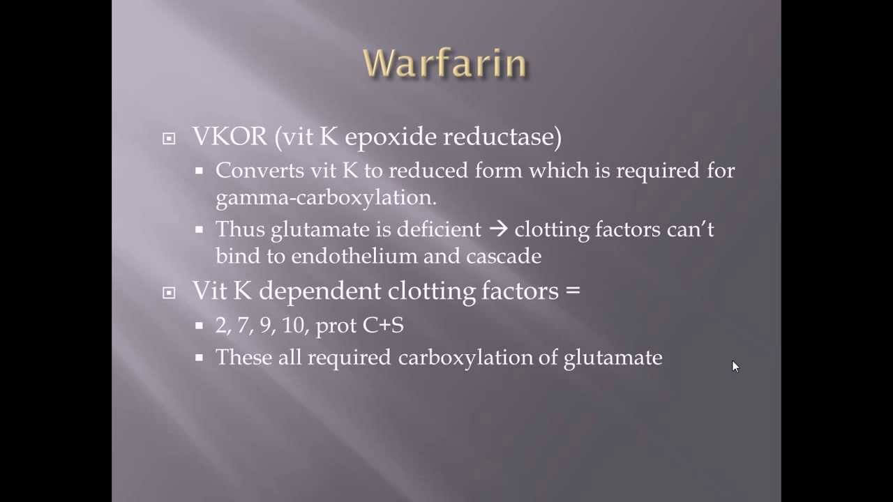 Does Vitamin K Reverse Warfarin?