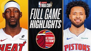 HEAT at PISTONS | EMIRATES NBA CUP 🏆 | FULL GAME HIGHLIGHTS | November 12, 2024