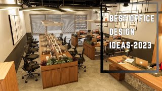 Best Office Design Ideas 2023 | Open Space Office Interior Design | 3D Space planning #officedecor
