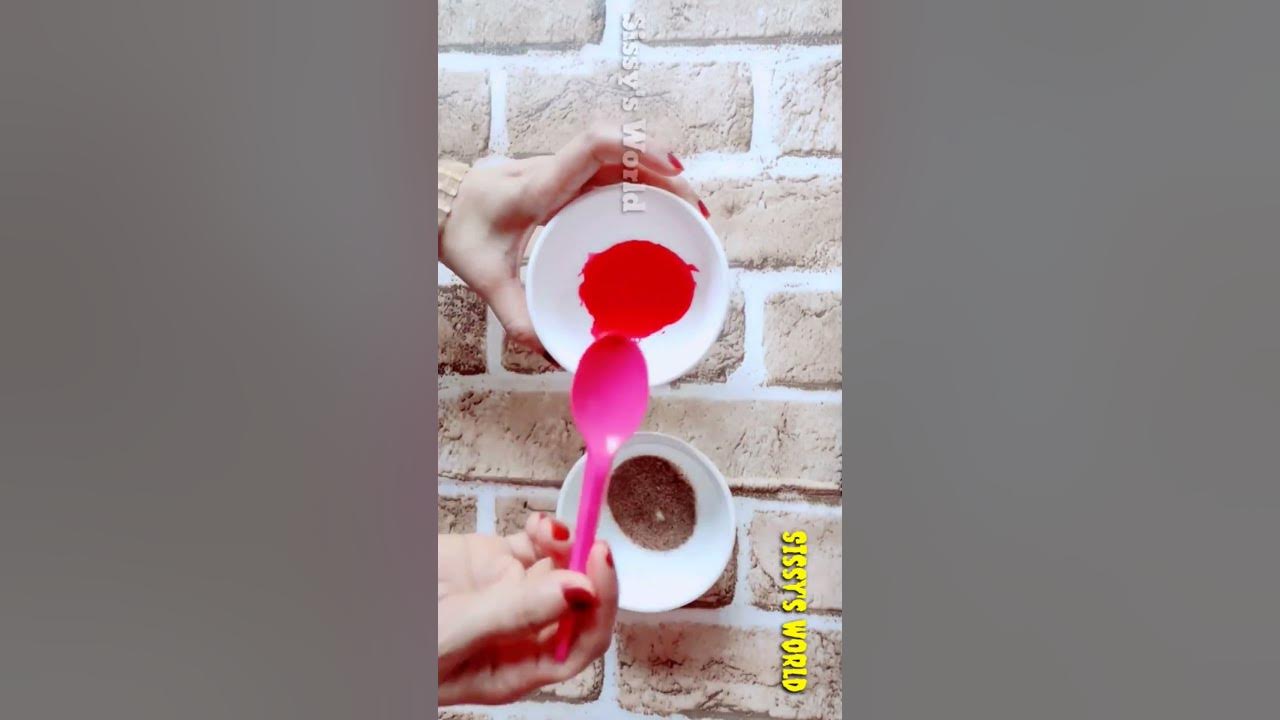 Homemade glitter/How to make glitter at home/Easy Inexpensive Glitter😱