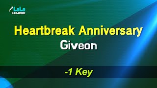 Giveon - Heartbreak Anniversary (-1키) 노래방 Karaoke LaLa Kpop