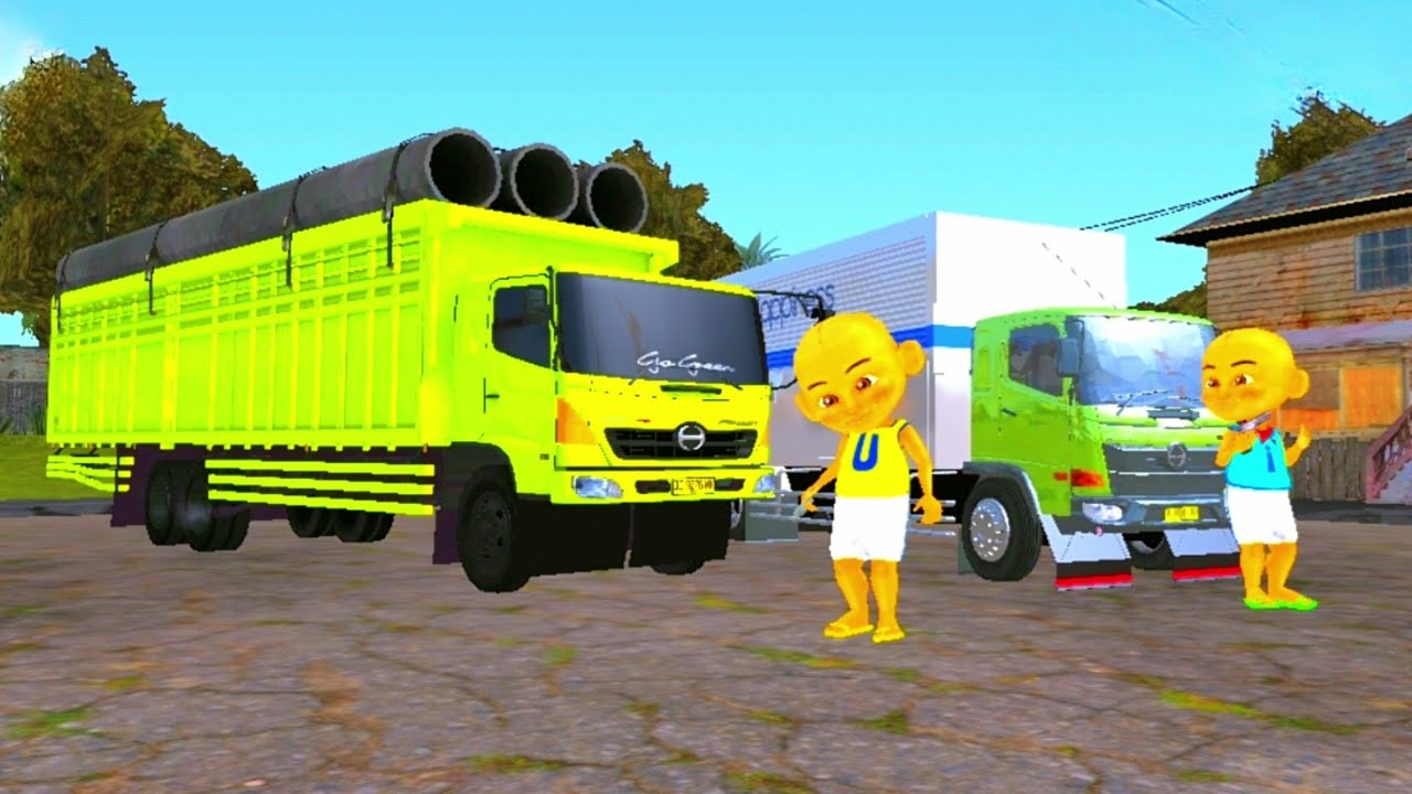 Upin dan Ipin Misi Truk Oleng Panjang Untuk Atok ✅ ELTIVISION