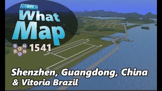 #CitiesSkylines - What Map - Map Review 1541 - Shenzhen, Guangdong, China & Vitoria Brazil screenshot 5