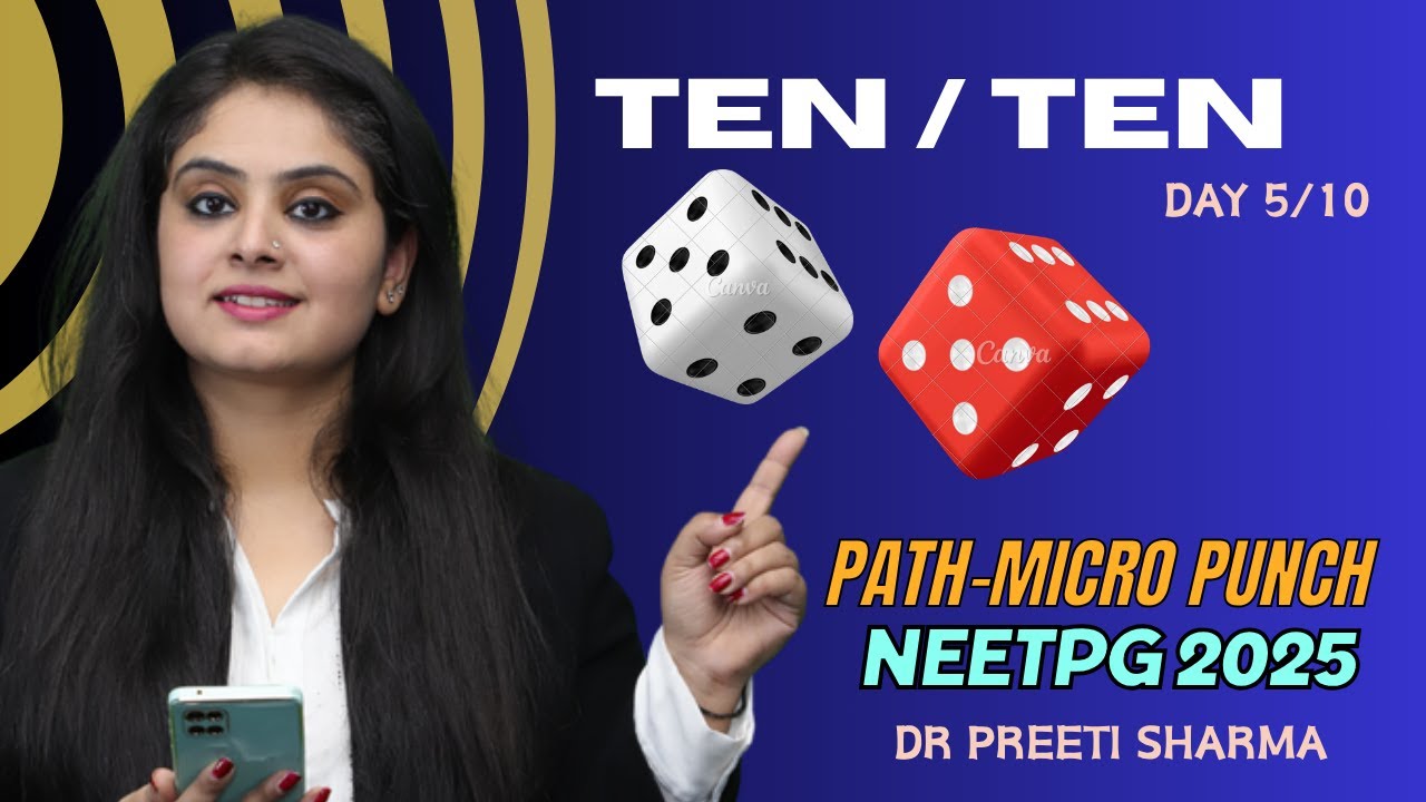 Day 5/10- Mixed bag MCQs Pathology and Microbiology #neetpg #fmge