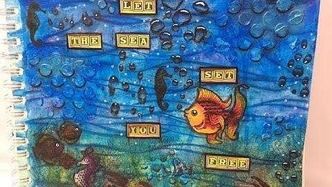 Faber Castell Design Memory Craft® DT Art Journal-Creating Under the Sea