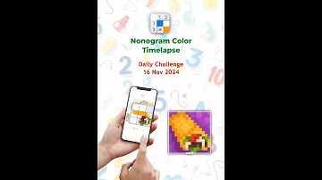 Nonogram Color | Daily Challenge | 16 Nov 2024 #shorts #logic #puzzle #fun #game
