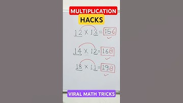 Multiplication hacks of two digit numbers #multiplication #tricks #maths #viralvideo #shorts