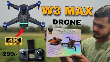 W3 Max Drone Full Review 🚀 | 4K Camera, GPS, Range Test & Features | Best Budget Drone 2025