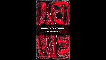 My new Cinema 4D C4D tutorial is online. inflated kinetic 3D text animation for coverart