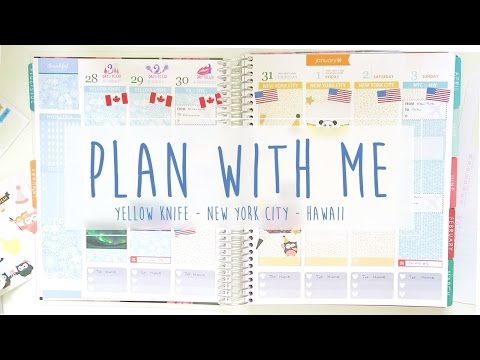 Plan With Me Erin Condren Life Planner - USA Travel Edition
