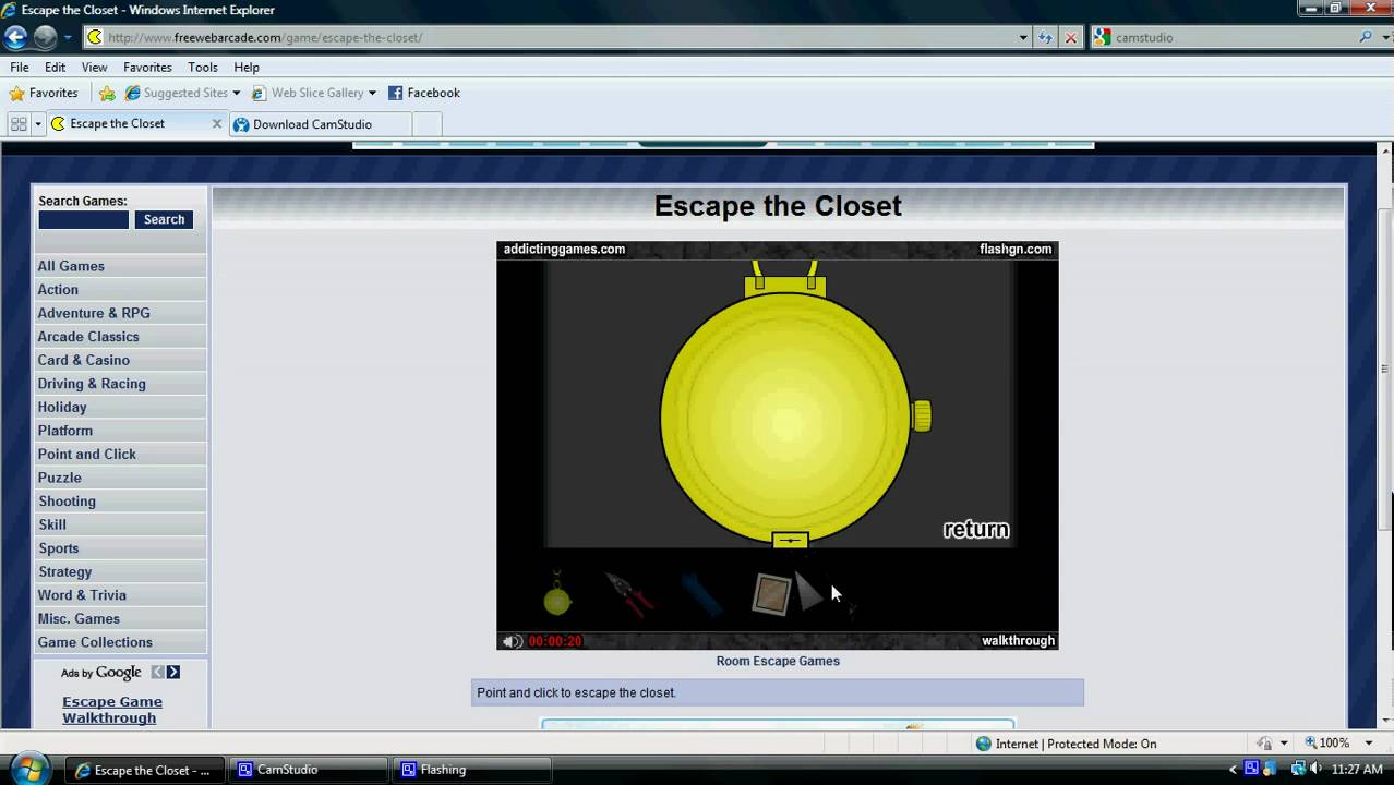 Escape the closet YouTube
