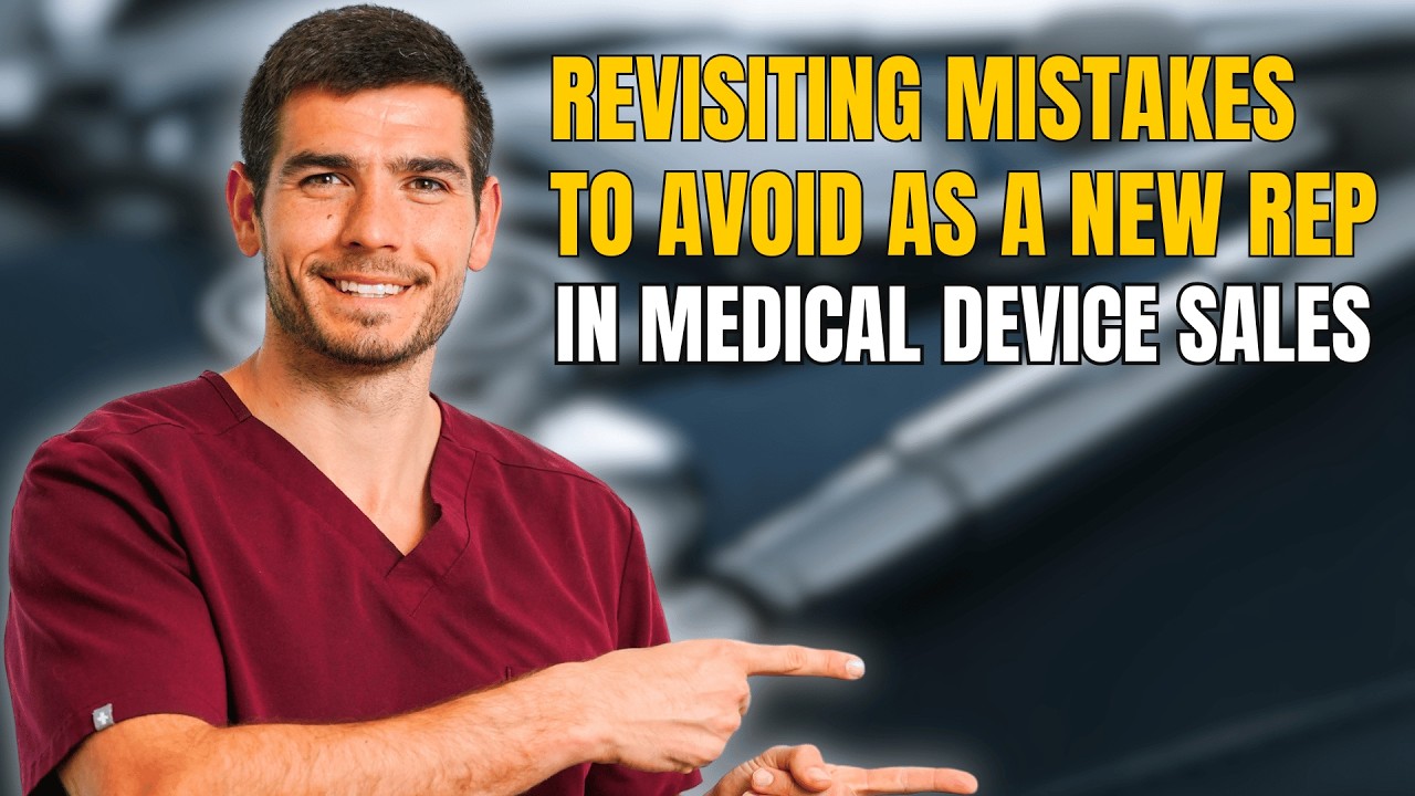Revisiting Mistakes To Avoid As A New Rep In Medical Device Sales - YouTube
